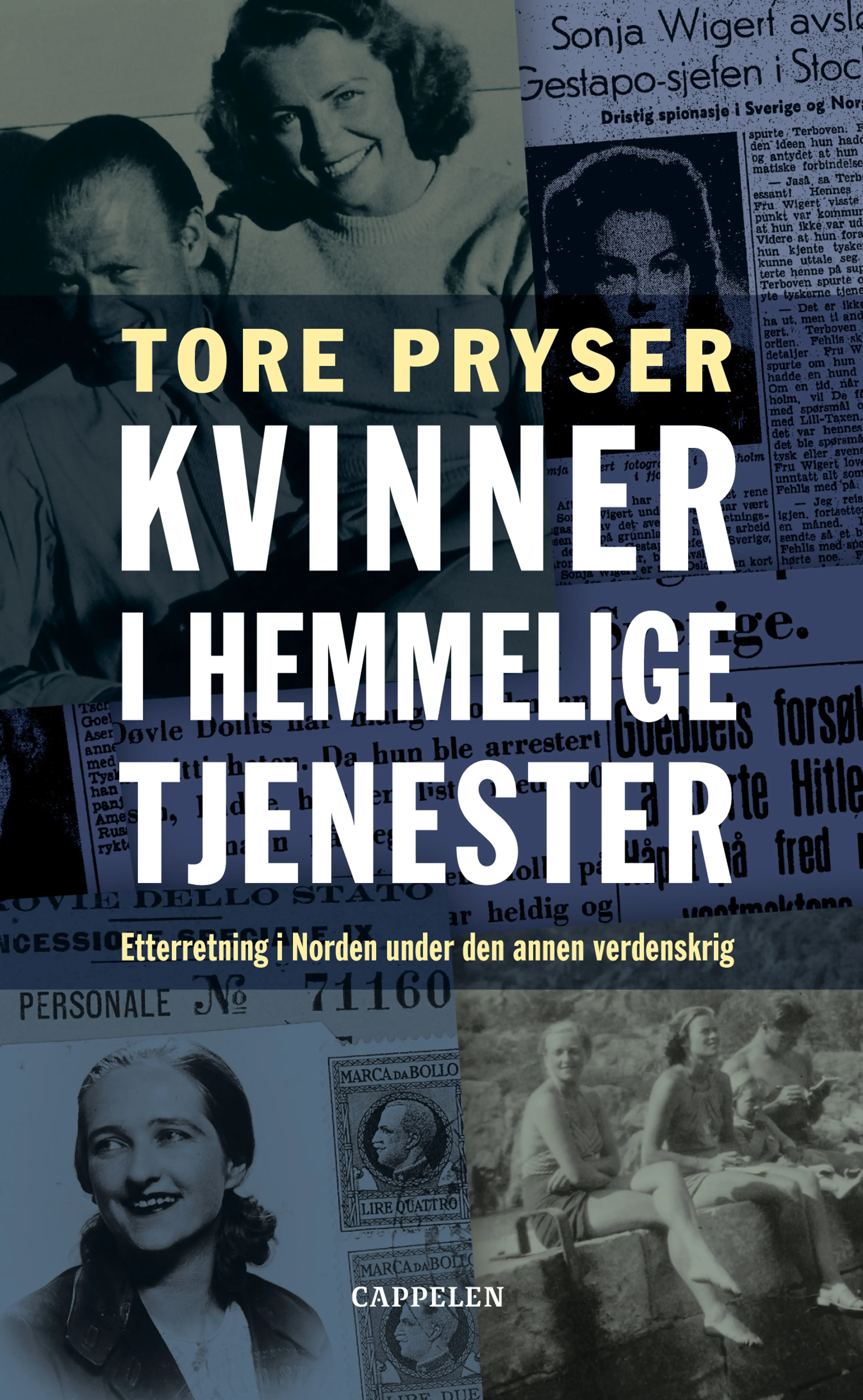 Omslag Kvinner i hemmelige tjenester av Tore Pryser (Heftet)