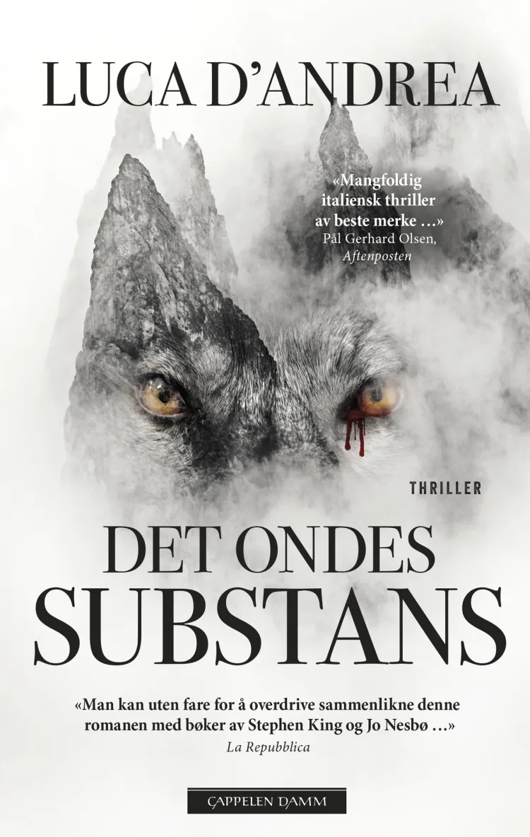 Omslag Det ondes substans av Luca D'Andrea (Heftet)