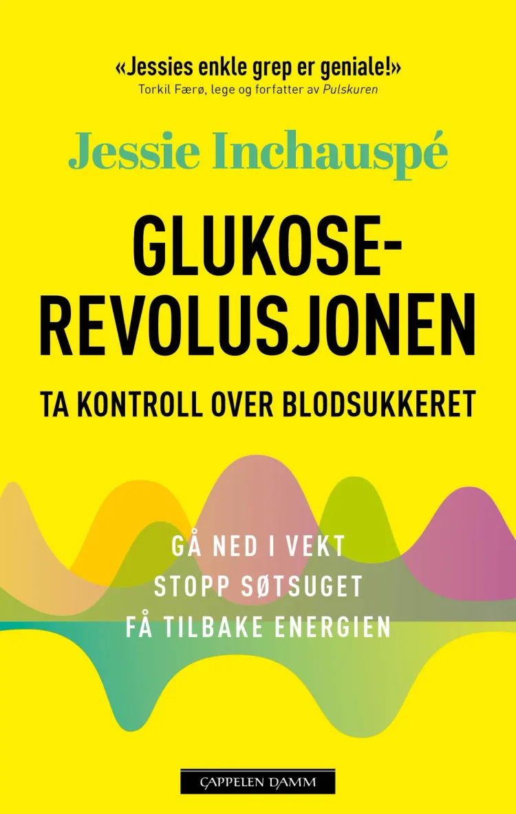 Omslag Glukoserevolusjonen av Jessie Inchauspé (Heftet)
