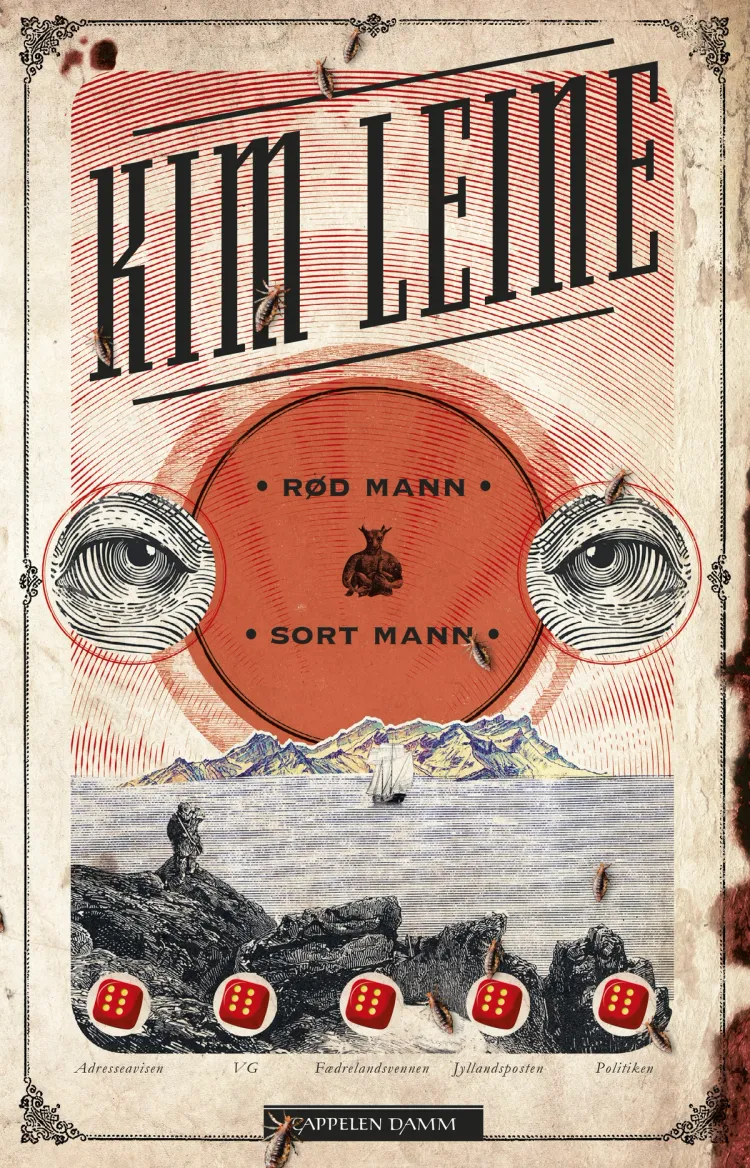 Omslag Rød mann/Sort mann av Kim Leine (Heftet)