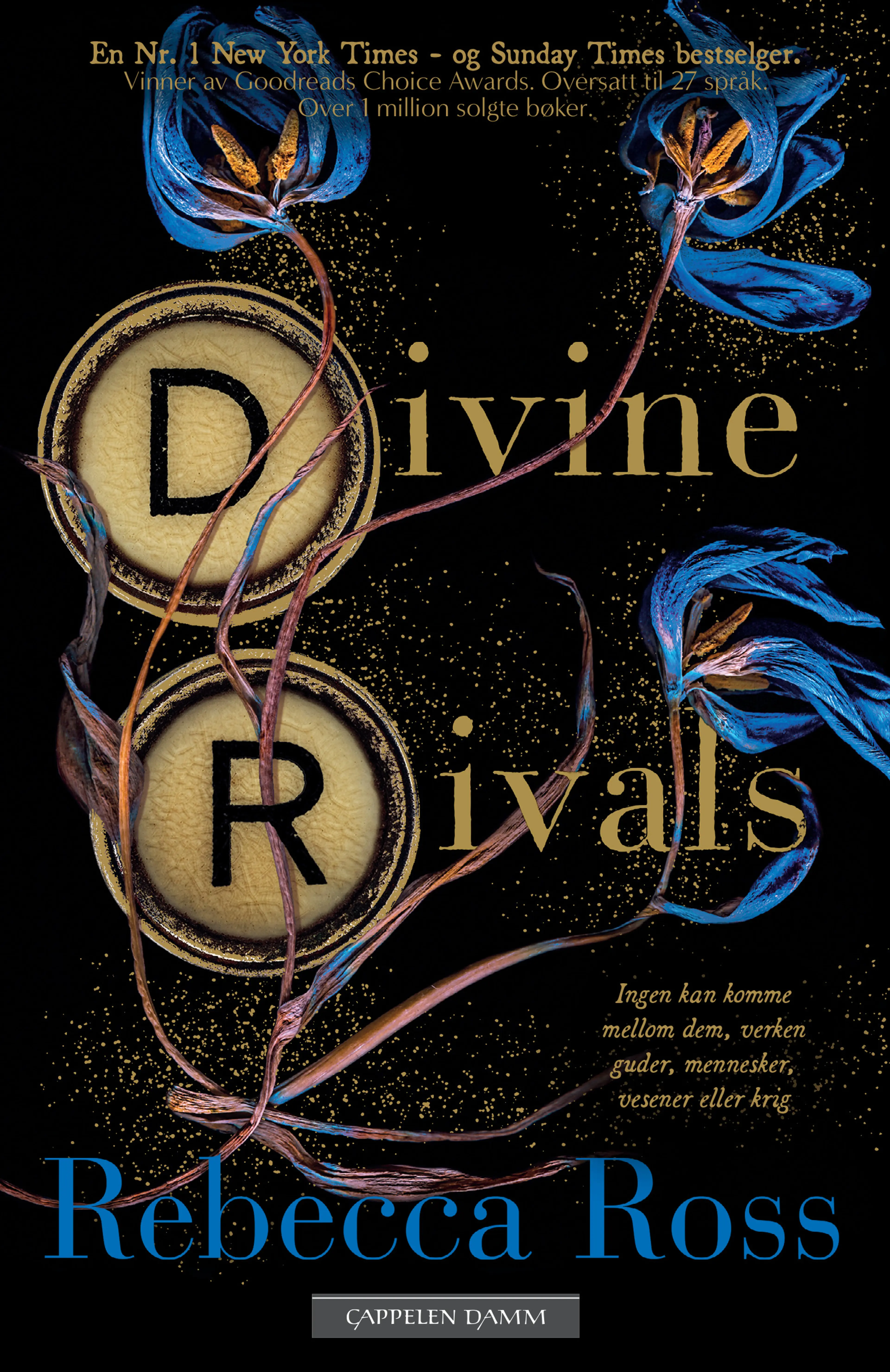 Omslag Divine Rivals av Rebecca Ross (Heftet)