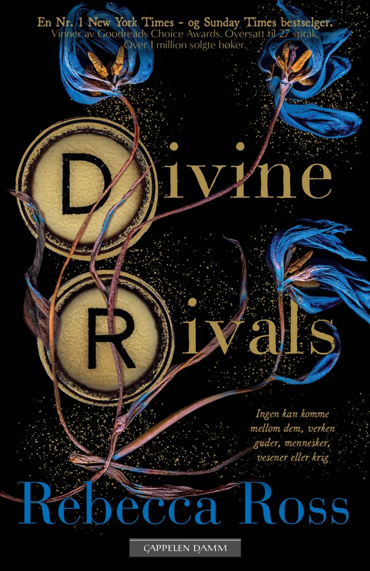Omslag Divine Rivals av Rebecca Ross (Heftet)