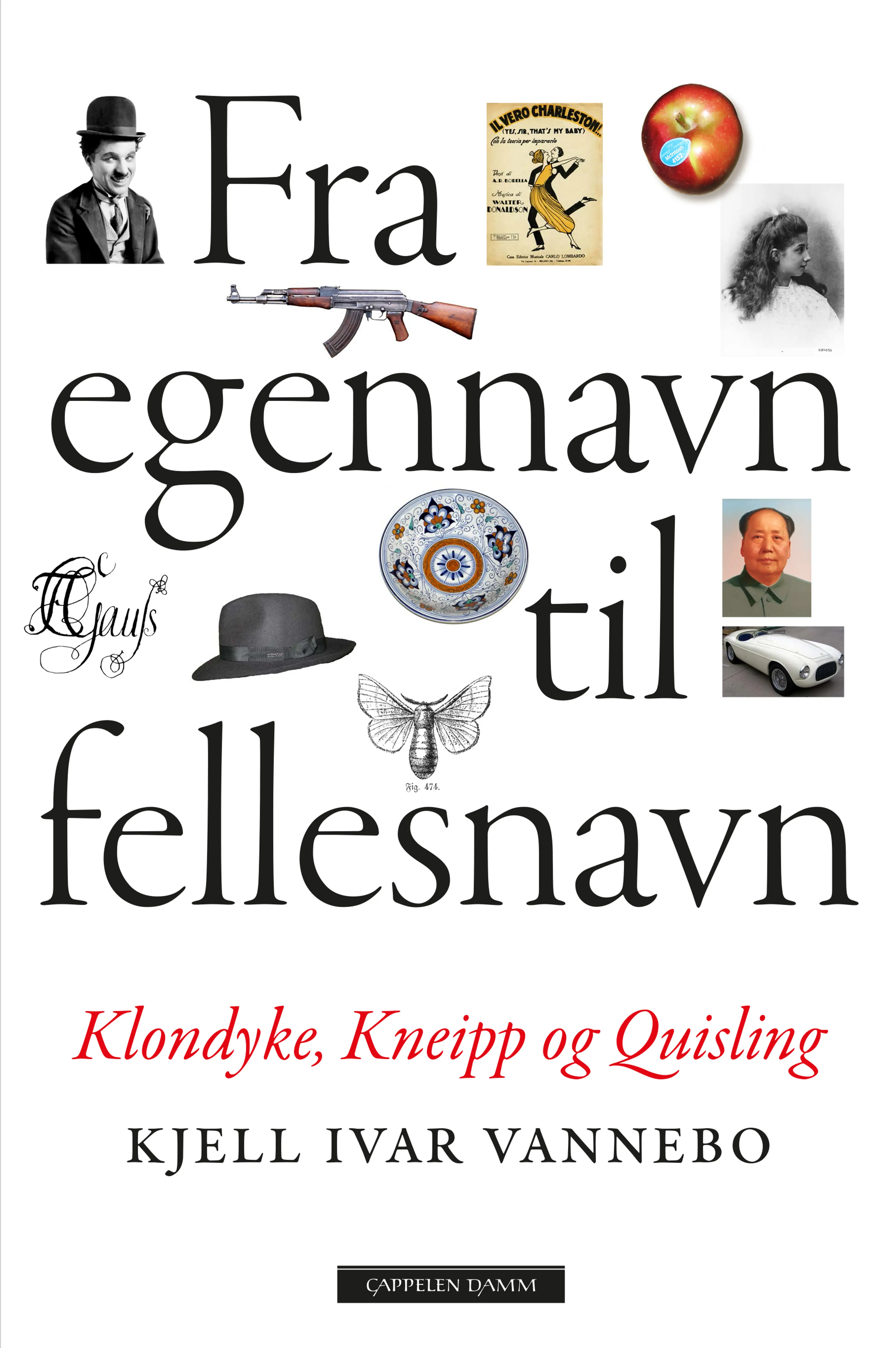 Omslag Fra egennavn til fellesnavn av Kjell Ivar Vannebo (Innbundet)