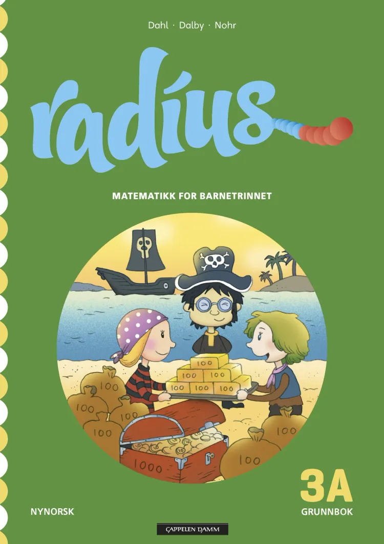 Omslag Radius 3A Grunnbok av Hanne Hafnor Dahl, Hanne Marken Dalby og May-Else Nohr (Heftet)