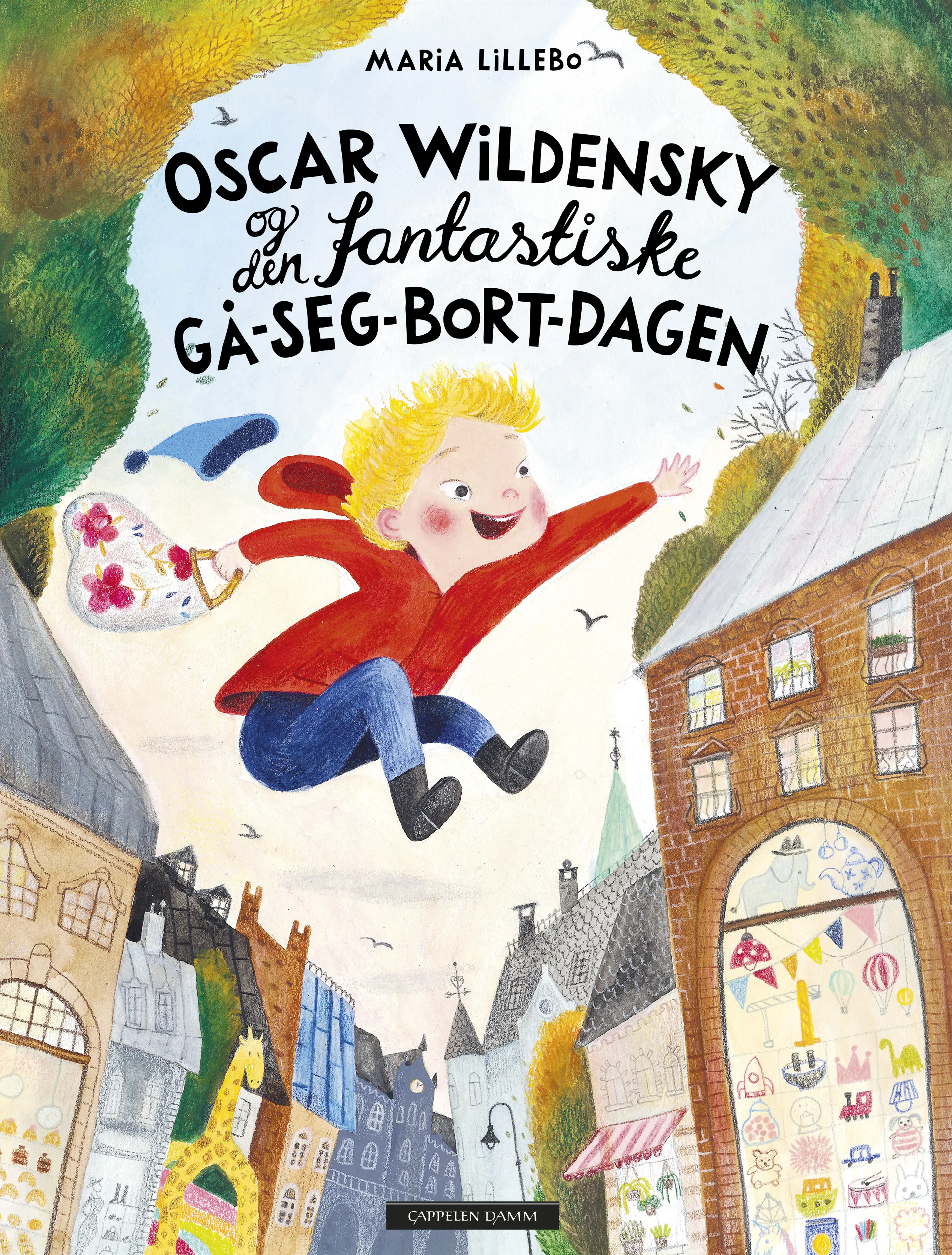 Omslag Oscar Wildensky og den fantastiske gå-seg-bort-dagen av Maria Lillebo (Innbundet)