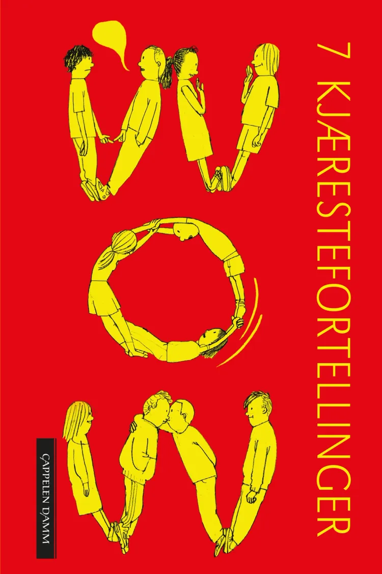 Omslag WOW - 7 kjærestefortellinger av Div. forfattere (Innbundet)