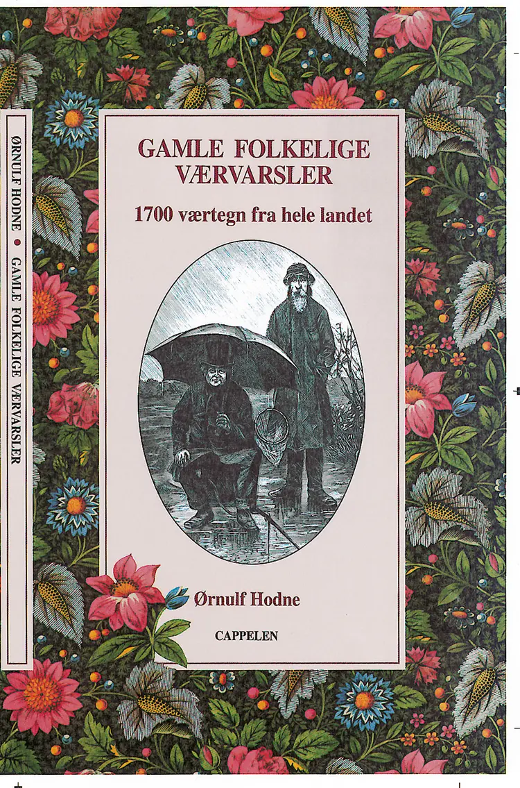 Omslag Gamle folkelige værvarsler av Ørnulf Hodne (Innbundet)