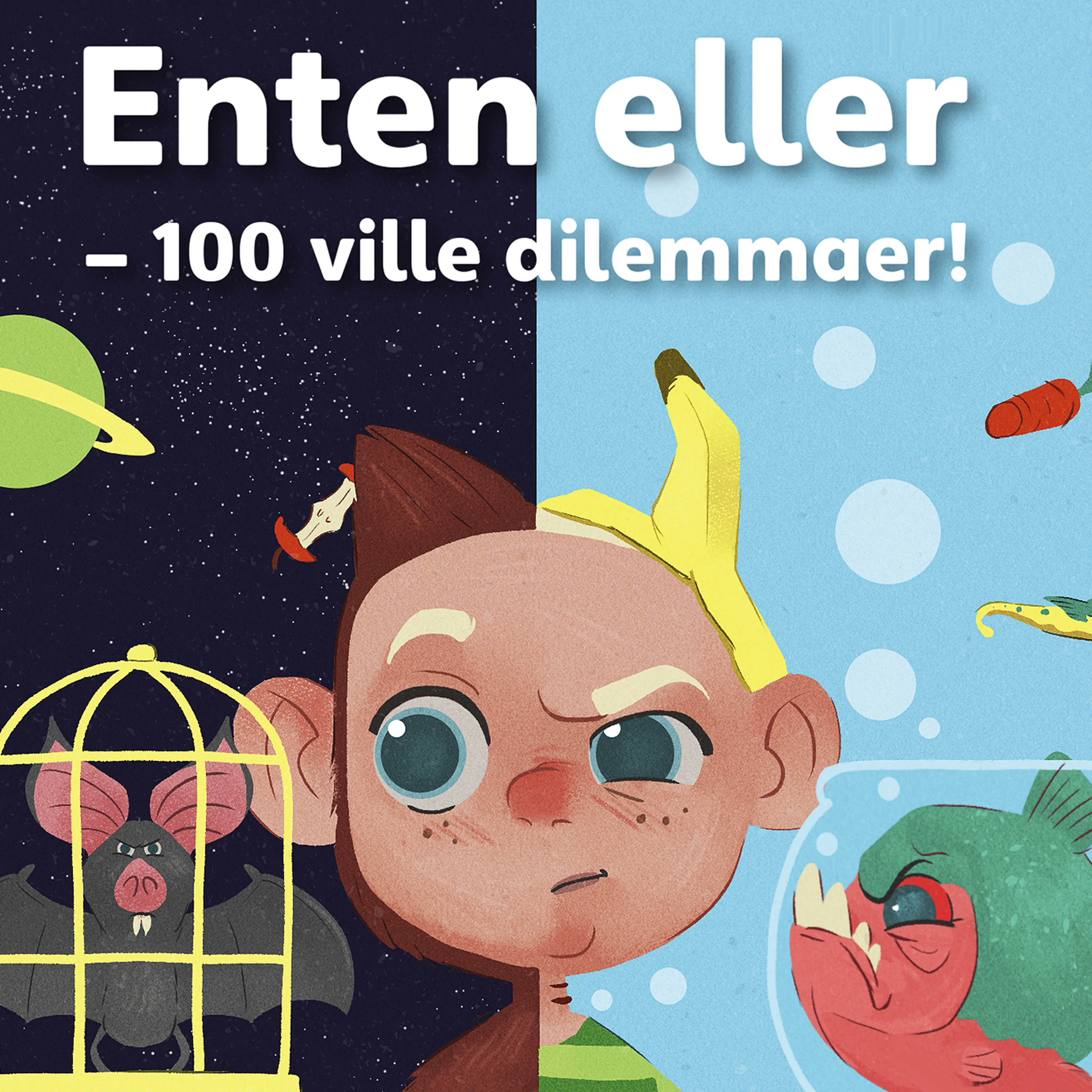 Omslag Enten eller - 100 ville dilemmaer! av Flere (Lydbok)