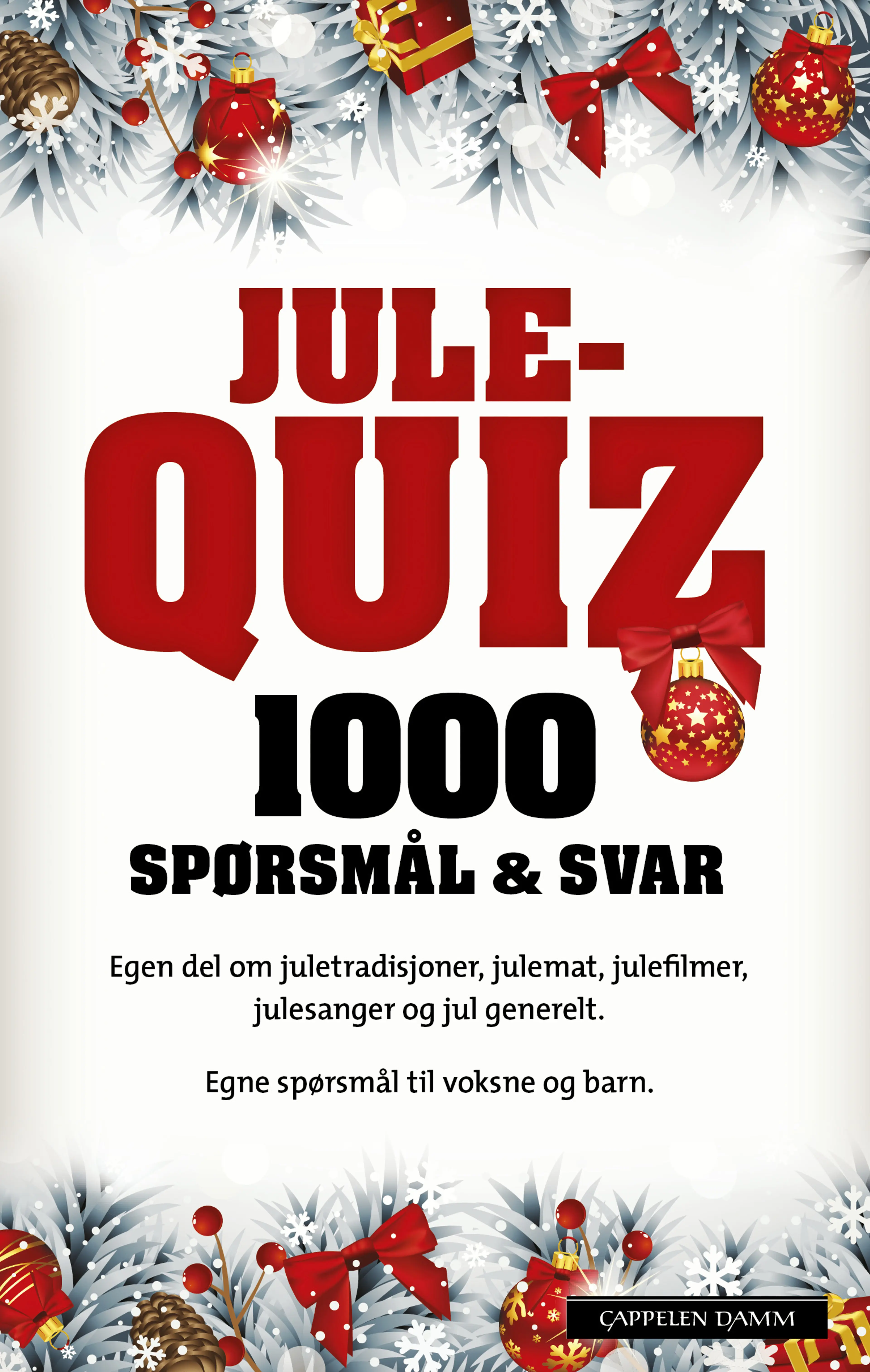 Omslag Julequiz 2017 av Marit O. Bromark (Heftet)