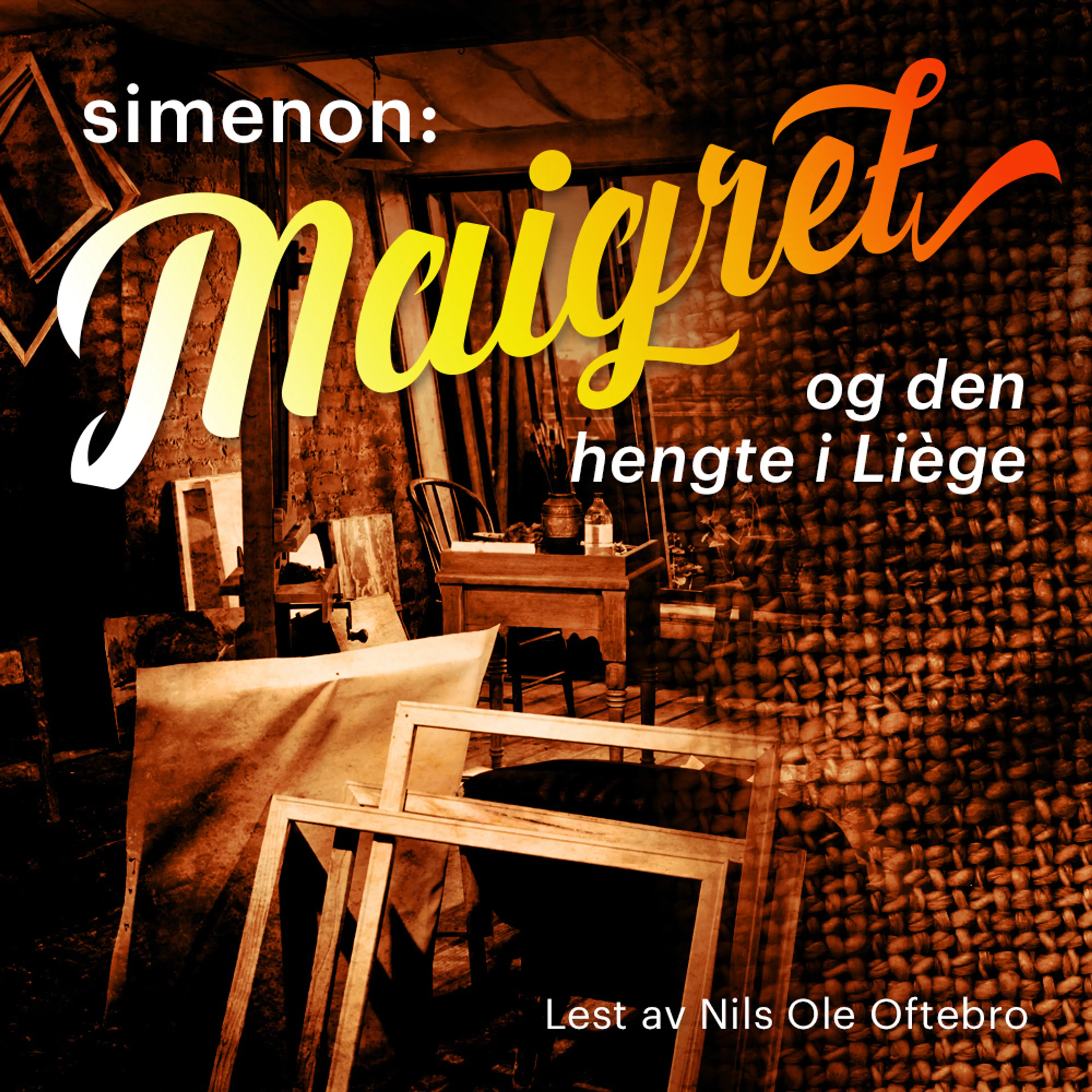 Omslag Maigret og den hengte i Liège av Georges Simenon (Lydbok)