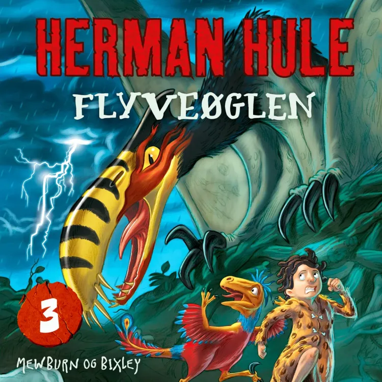 Omslag Herman Hule - Flyveøglen av Kyle Mewburn (Lydbok)