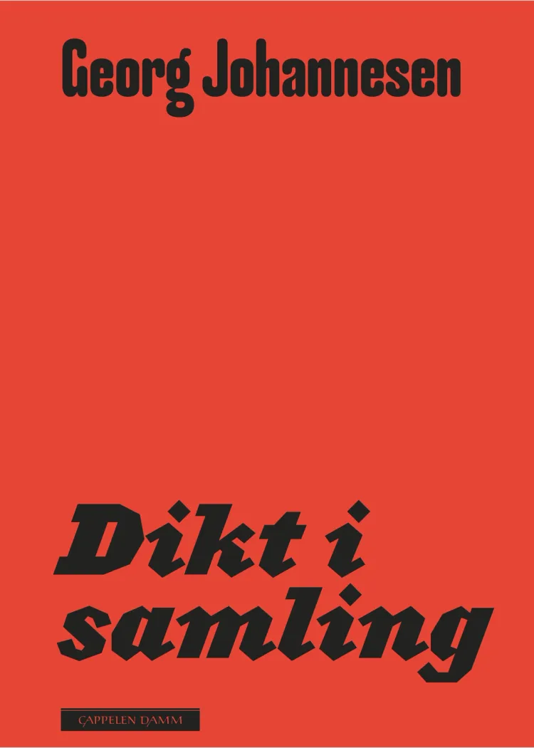 Omslag Dikt i samling av Georg Johannesen (Heftet)