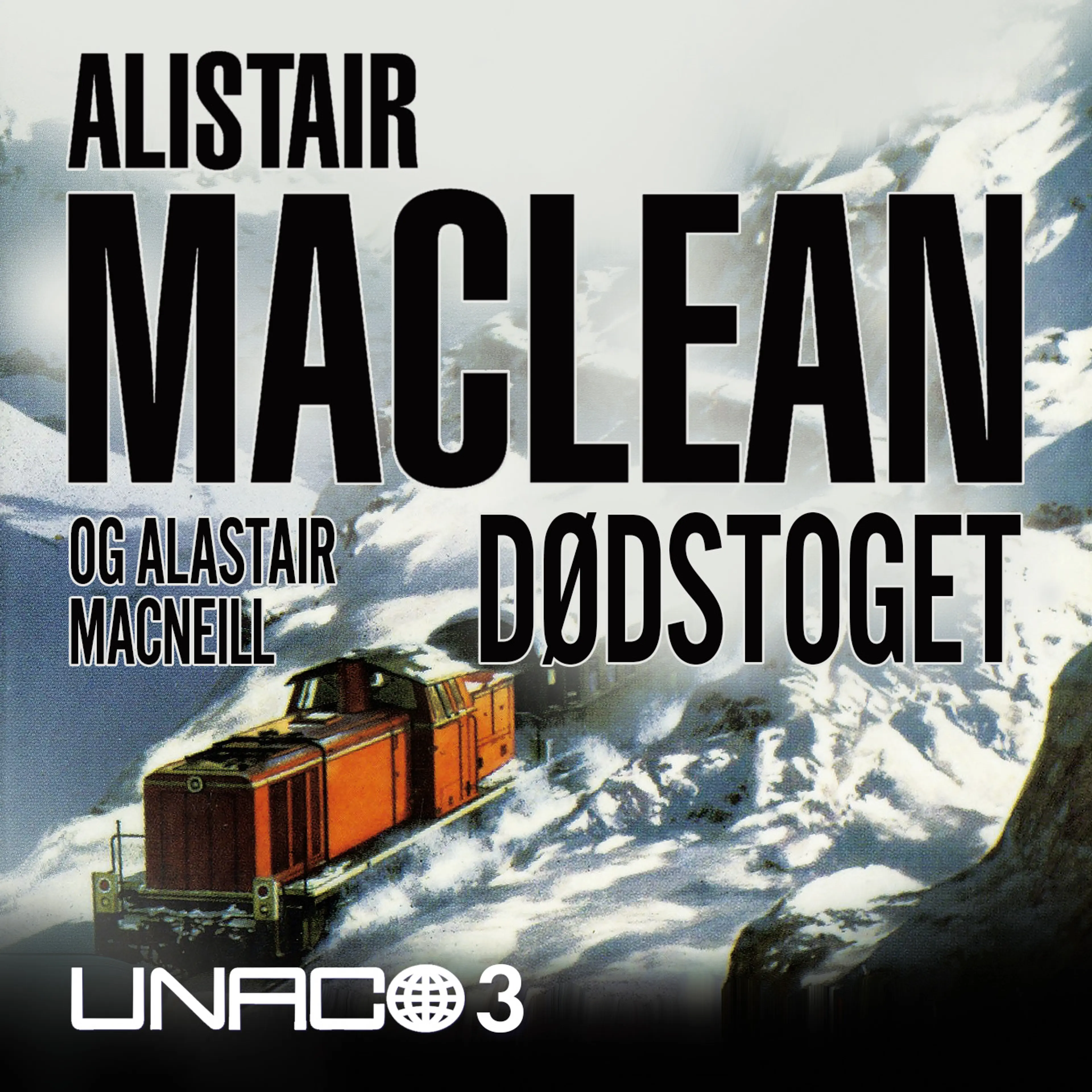 Omslag Dødstoget av Alistair MacLean (Lydbok)