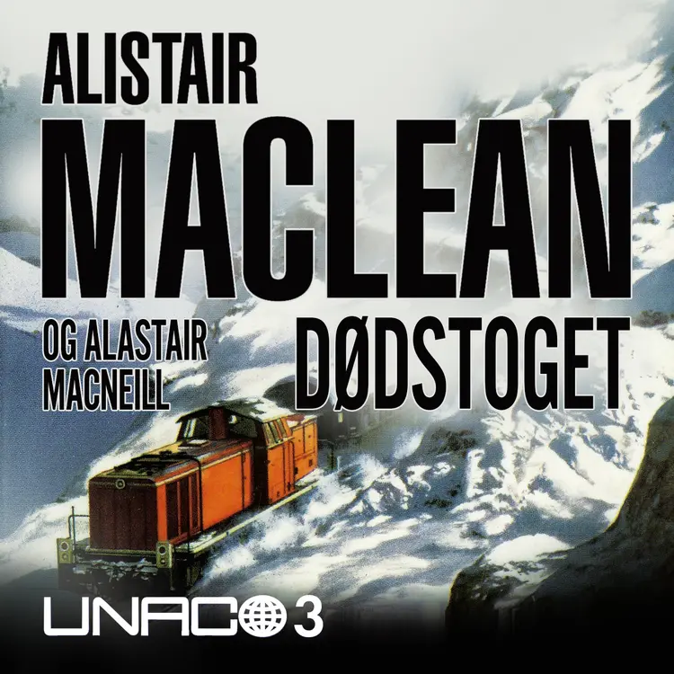Omslag Dødstoget av Alistair MacLean (Lydbok)