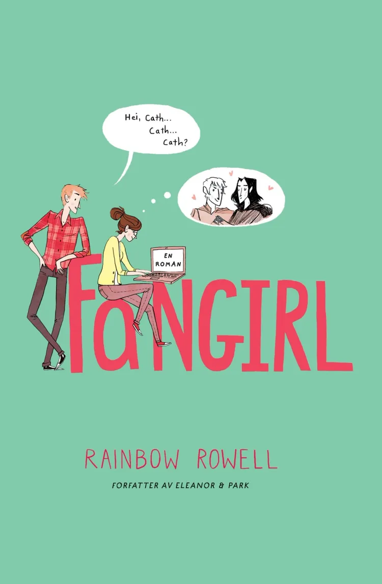 Omslag Fangirl av Rainbow Rowell (Innbundet)