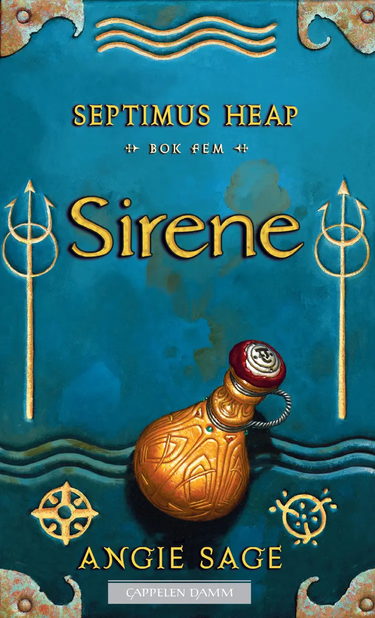 Omslag Sirene av Angie Sage (Innbundet)