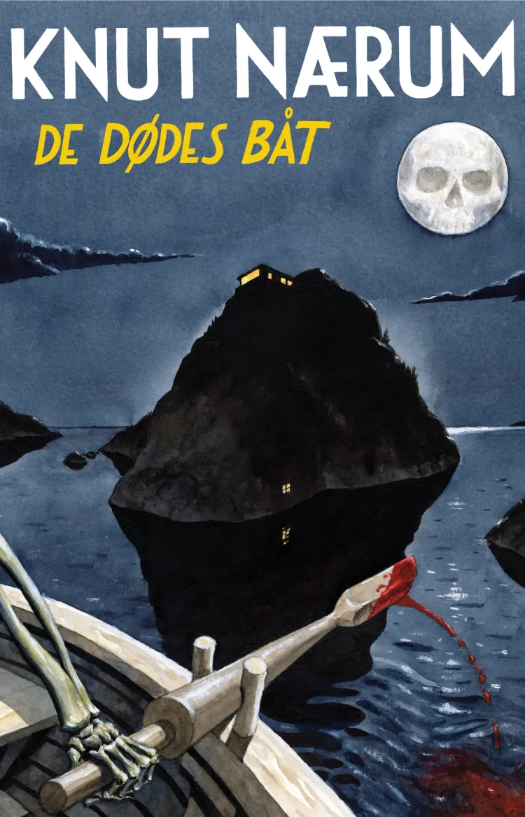 Omslag De dødes båt av Knut Nærum (Innbundet)