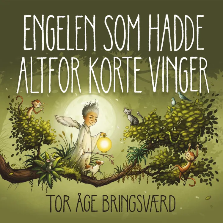Omslag Engelen som hadde altfor korte vinger av Tor Åge Bringsværd (Lydbok)