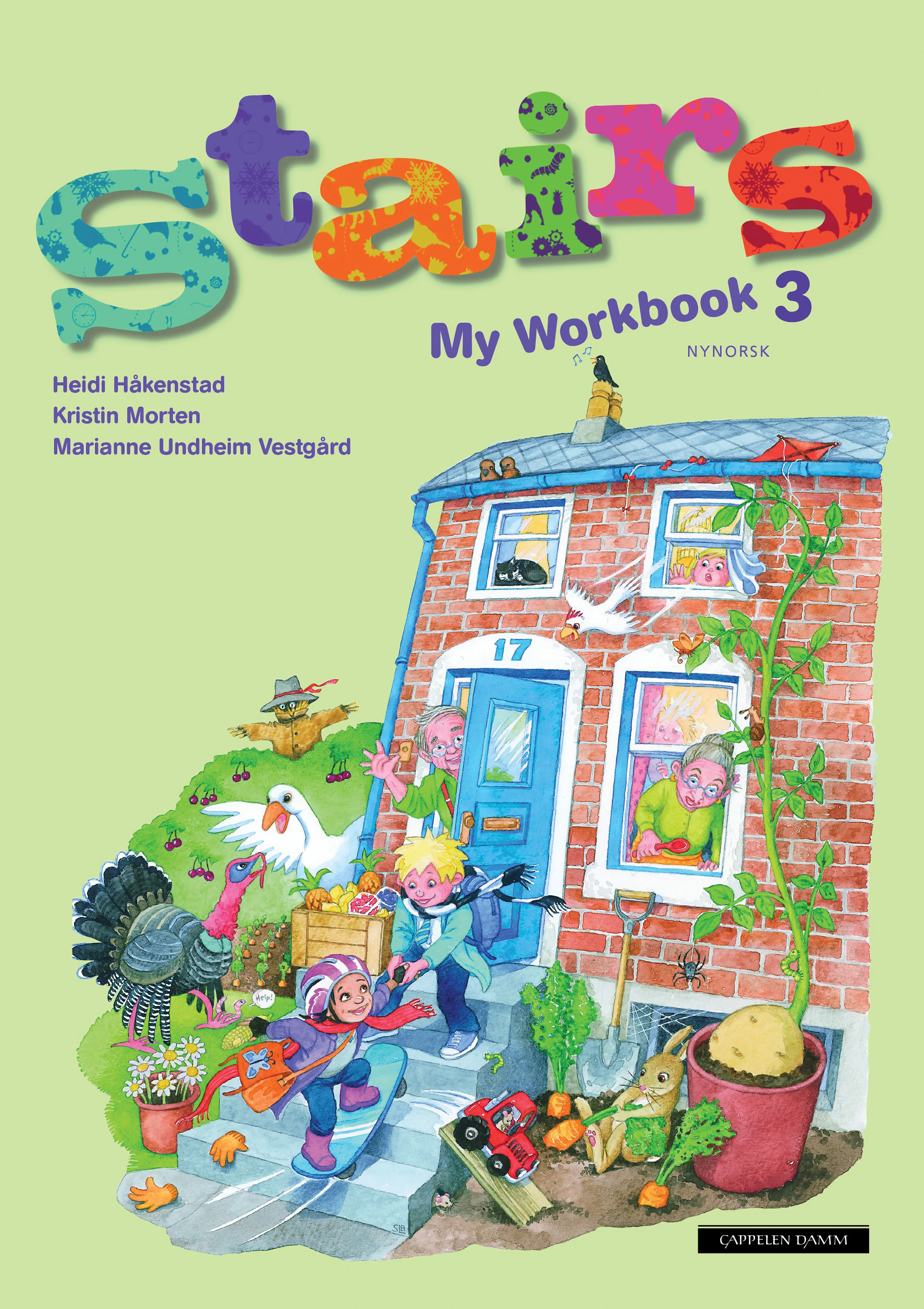 Omslag Stairs 3 Utgåve 2 My Workbook av Heidi Håkenstad, Kristin Morten og Marianne Undheim Vestgård (Heftet)