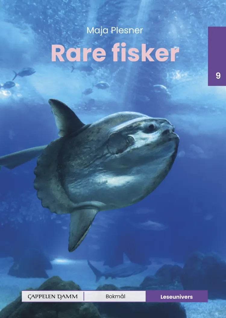 Omslag Leseunivers 9: Rare fisker av Maja Plesner (Innbundet)