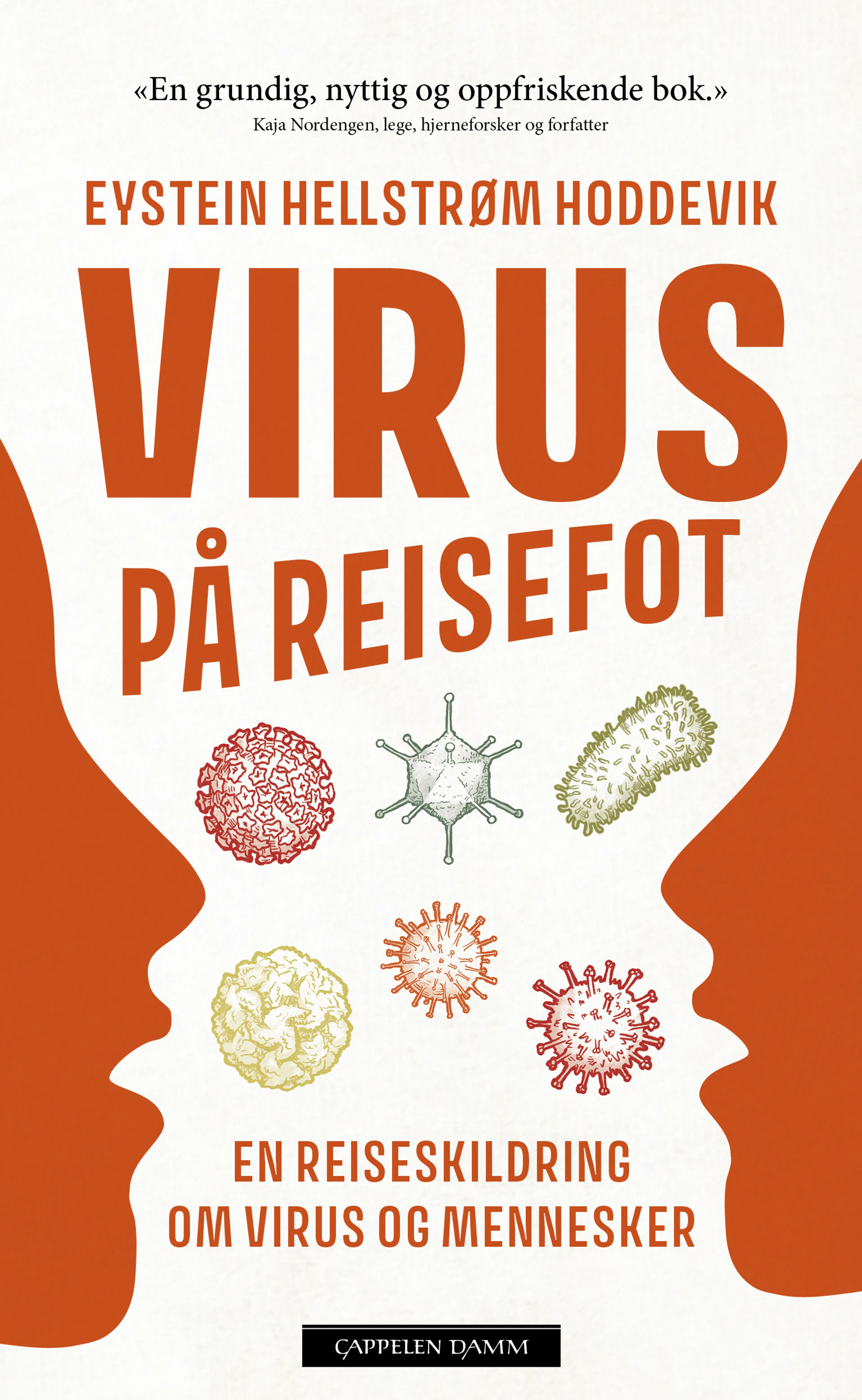 Omslag Virus på reisefot av Eystein Hellstrøm Hoddevik (Innbundet)