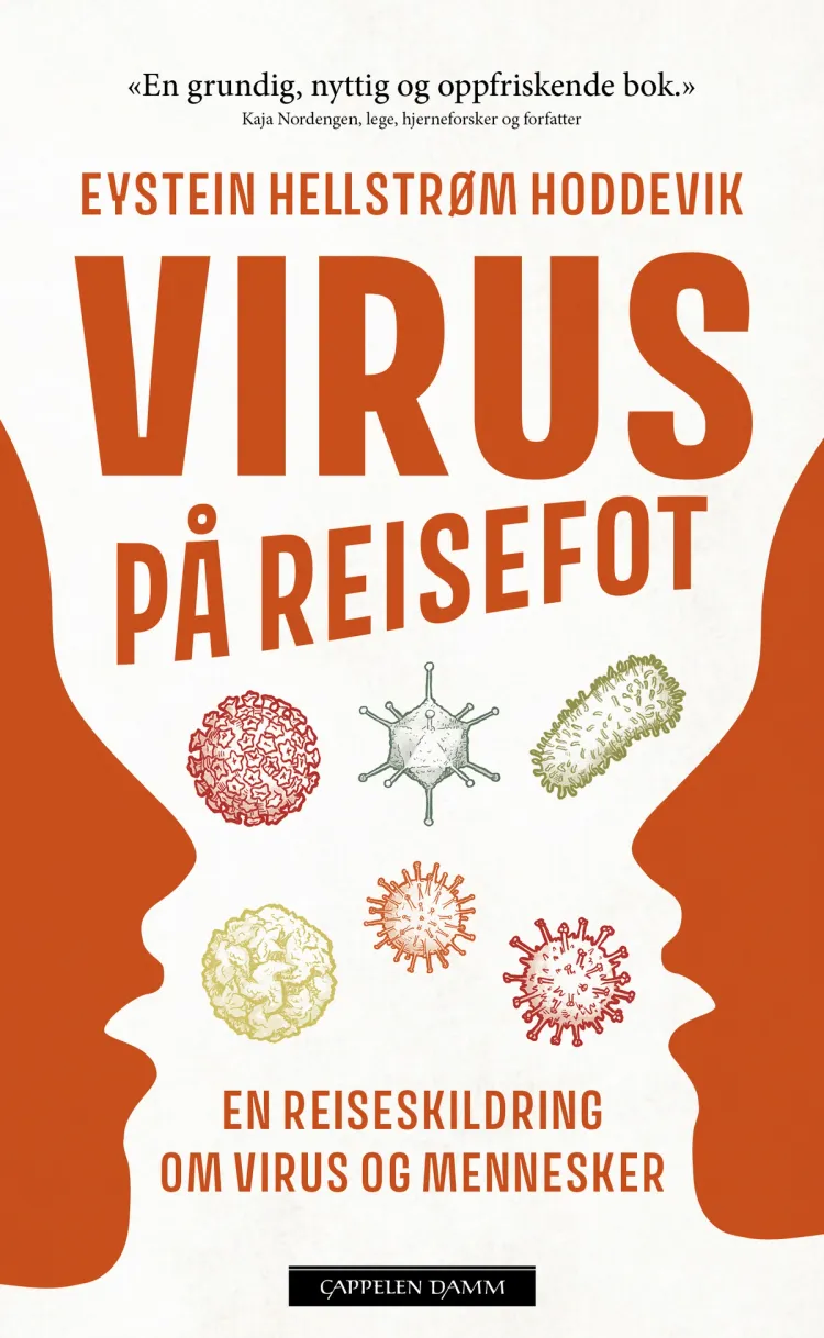 Omslag Virus på reisefot av Eystein Hellstrøm Hoddevik (Ebok)