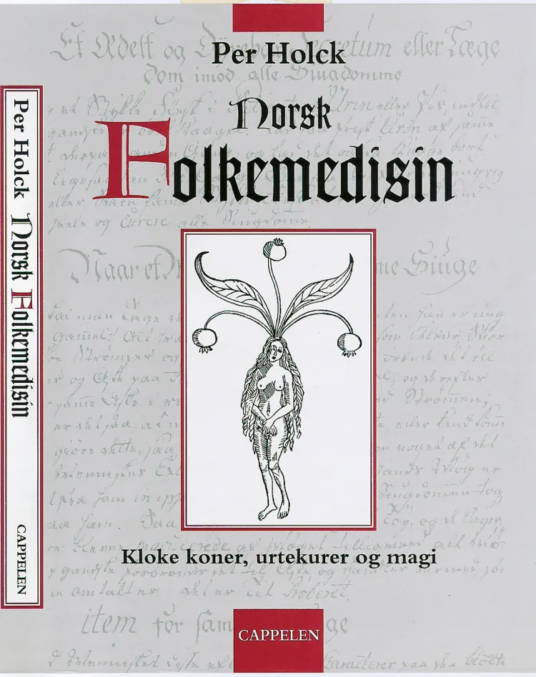 Omslag Norsk folkemedisin av Per Holck (Innbundet)