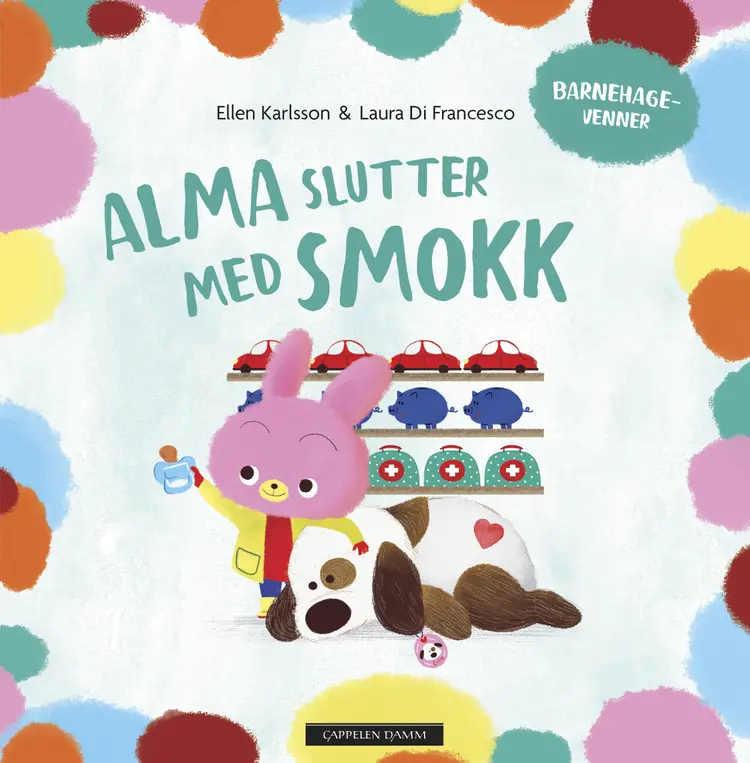 Omslag Alma slutter med smokk av Ellen Karlsson (Innbundet)
