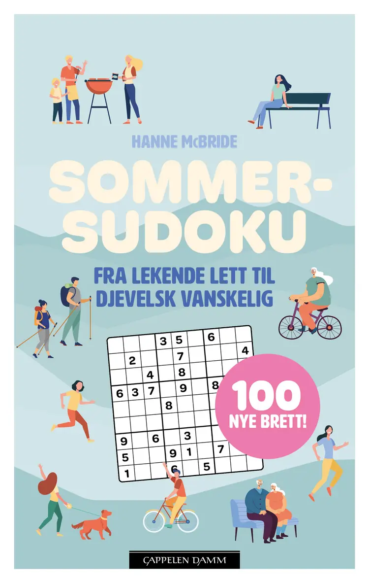 Omslag Sommersudoku 2024 av Hanne McBride (Heftet)
