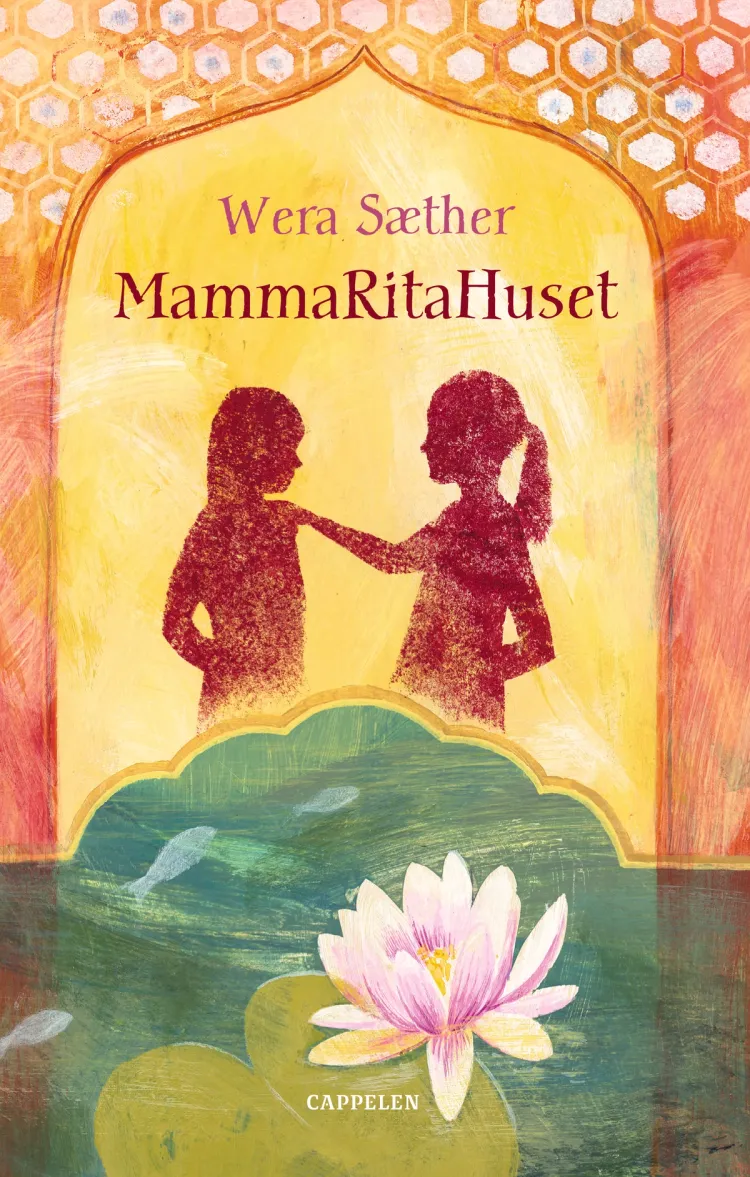Omslag MammaRitahuset av Wera Sæther (Innbundet)
