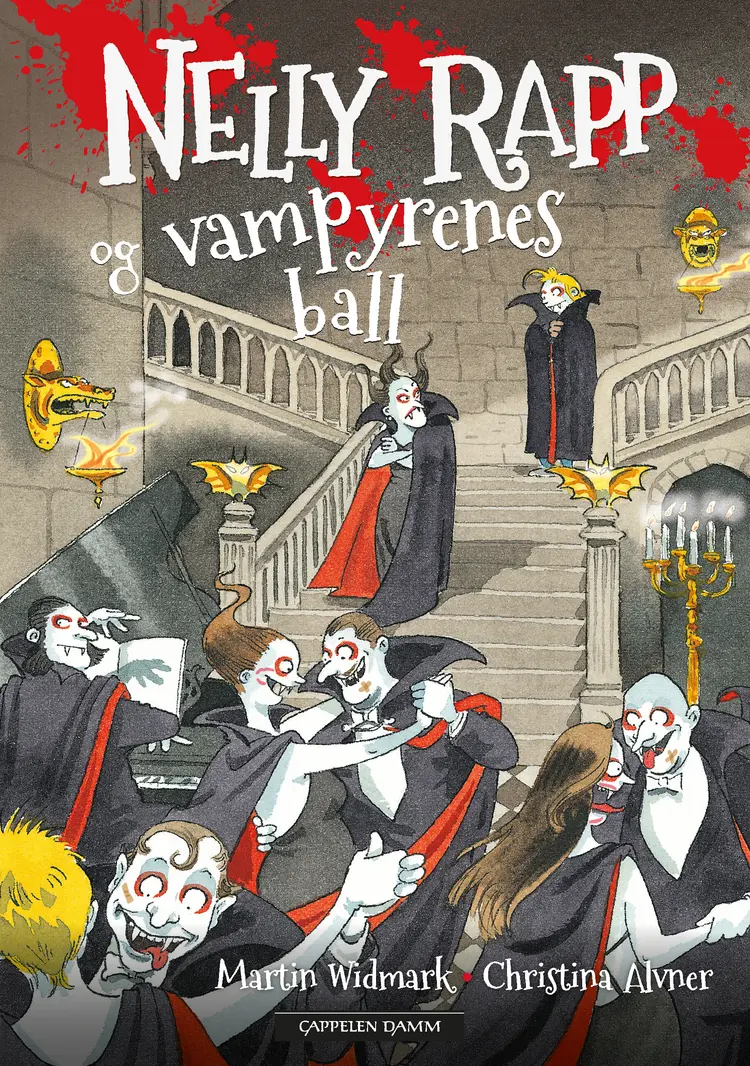 Omslag Nelly Rapp og vampyrenes ball av Martin Widmark (Innbundet)