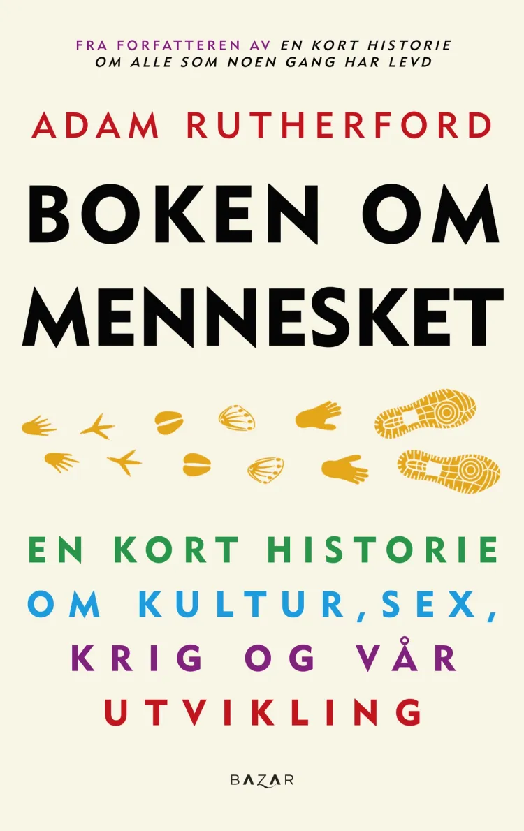 Omslag Boken om mennesket av Adam Rutherford (Heftet)