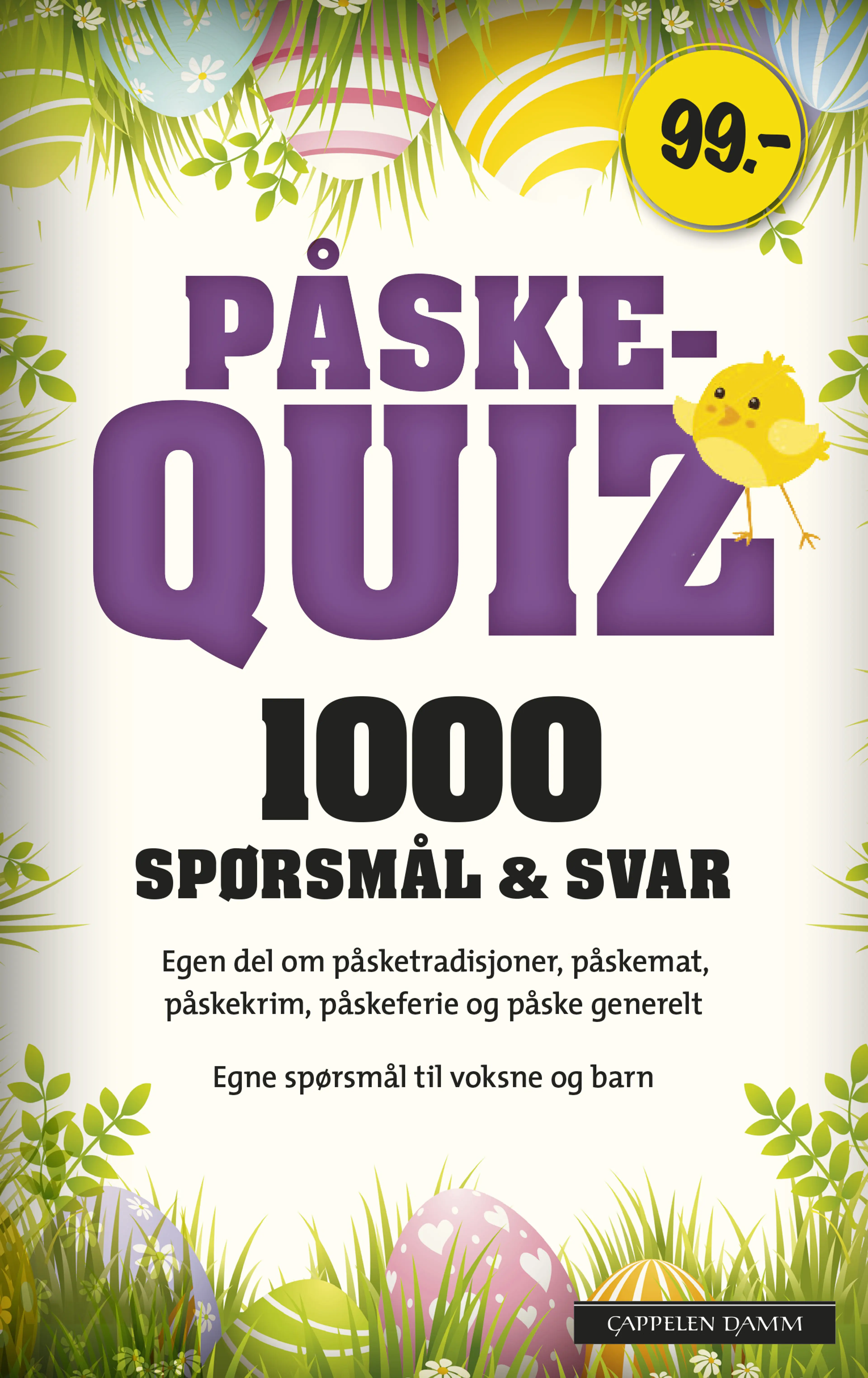 Omslag Påskequiz 2018 av Marit O. Bromark (Heftet)