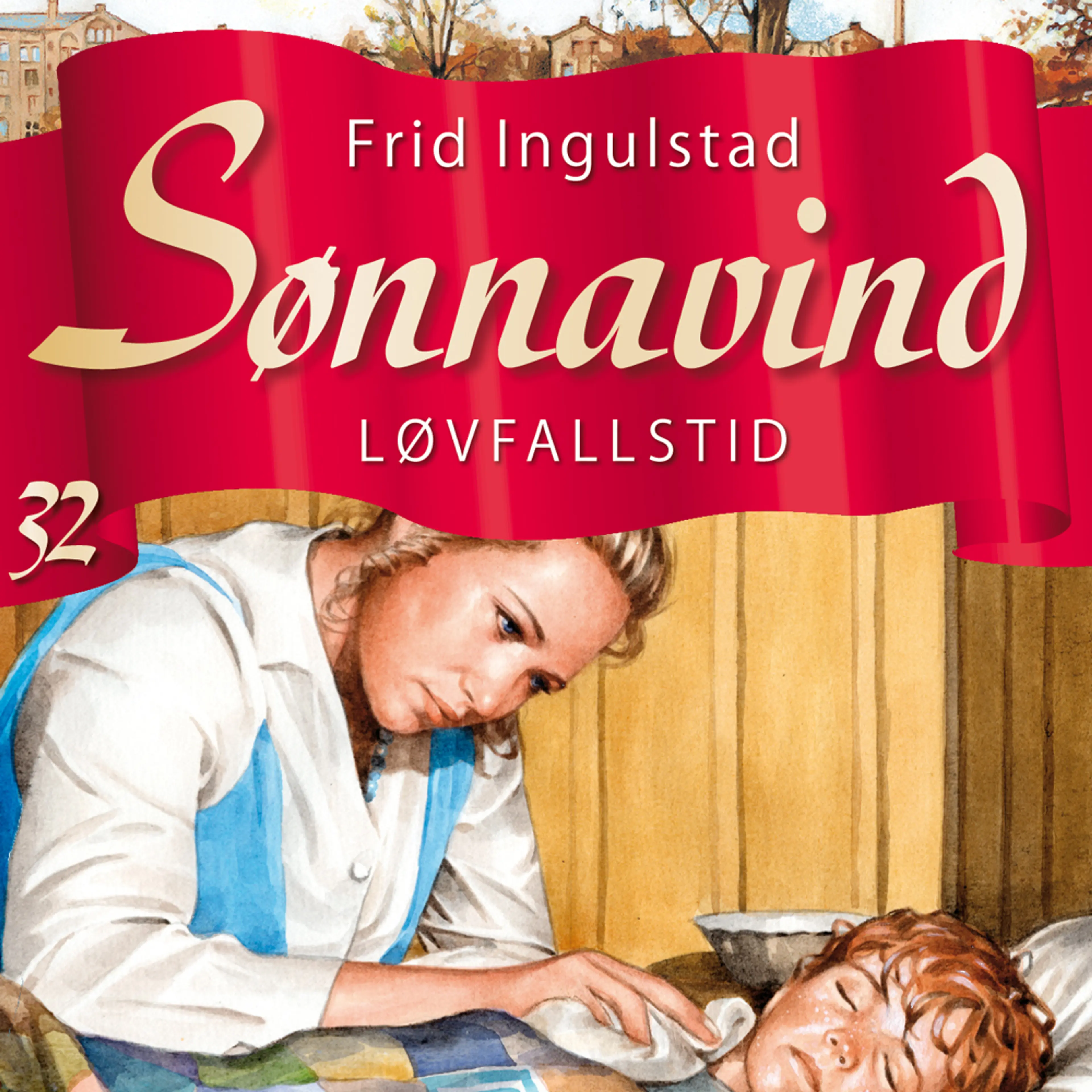 Omslag Løvfallstid av Frid Ingulstad (Lydbok)