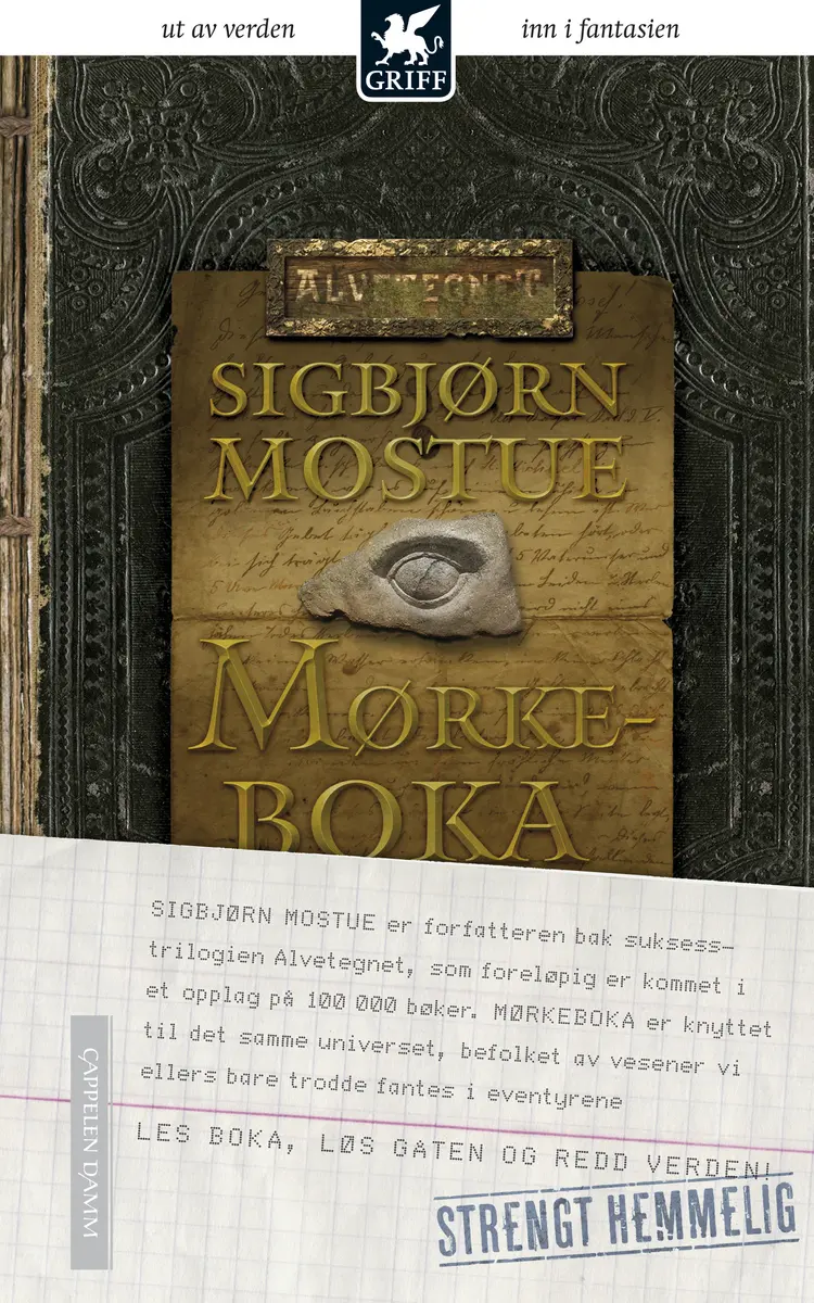 Omslag Mørkeboka av Sigbjørn Mostue og Matthijs Holter (Heftet)