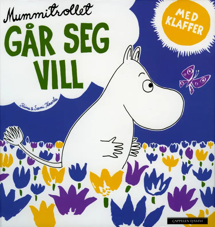 Omslag Mummitrollet går seg vill av Tove Jansson (Innbundet)