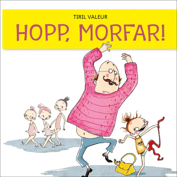 Omslag Hopp, morfar! av Tiril Valeur (Lydbok)