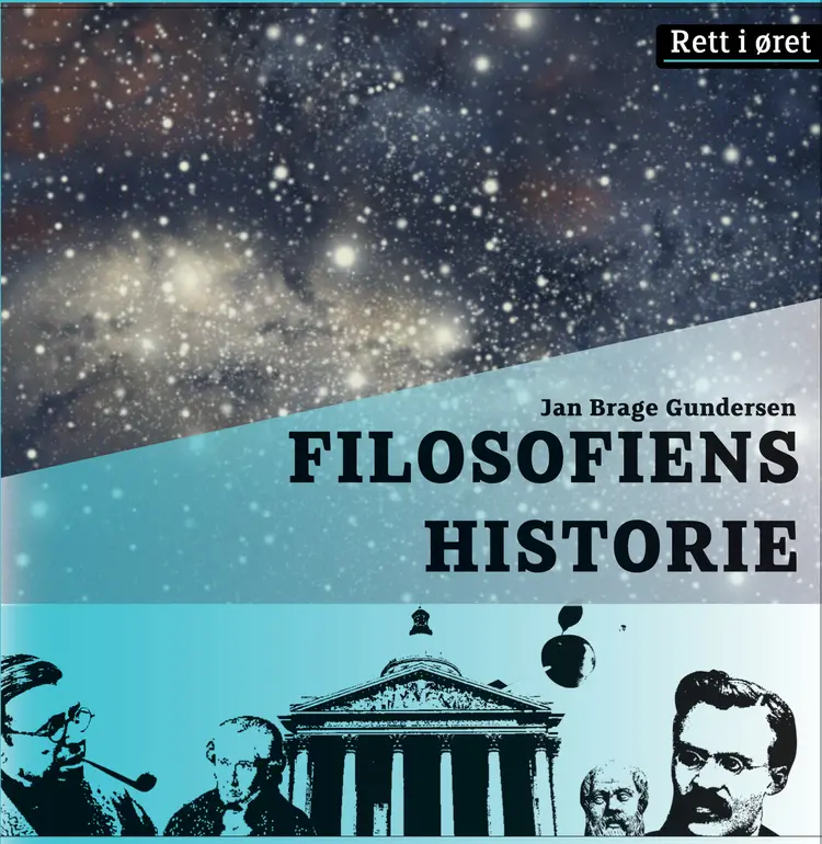 Omslag Filosofiens historie av Jan Brage Gundersen (Lydbok)