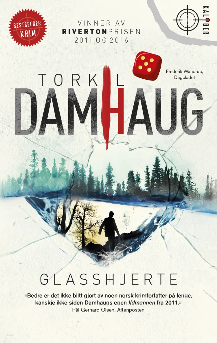 Omslag Glasshjerte av Torkil Damhaug (Heftet)