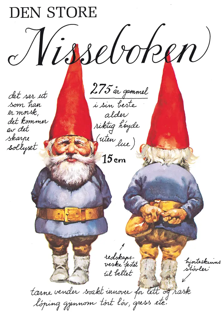 Omslag Den store nisseboken av Wil Huygen (Innbundet)