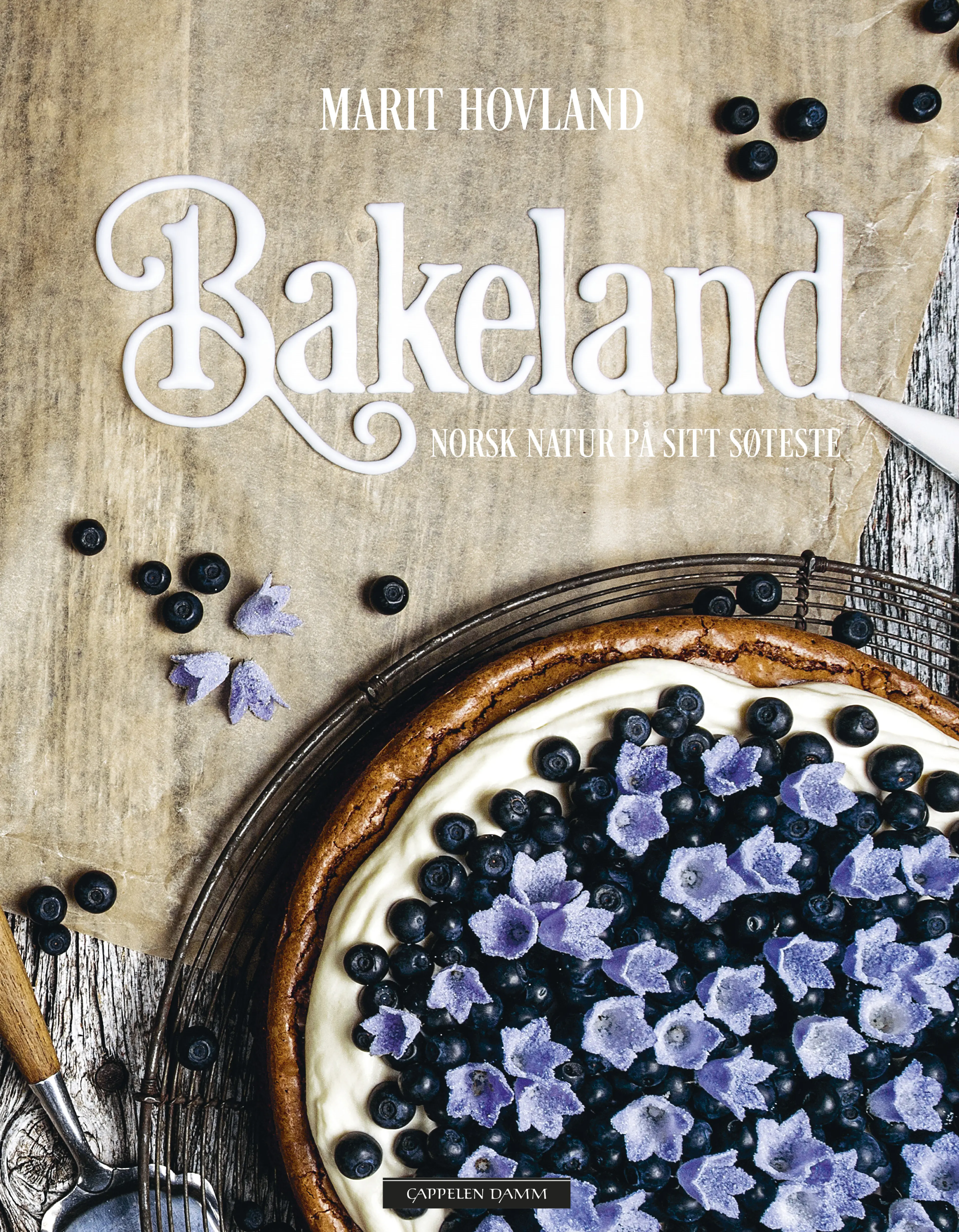 Omslag Bakeland av Marit Hovland (Innbundet)