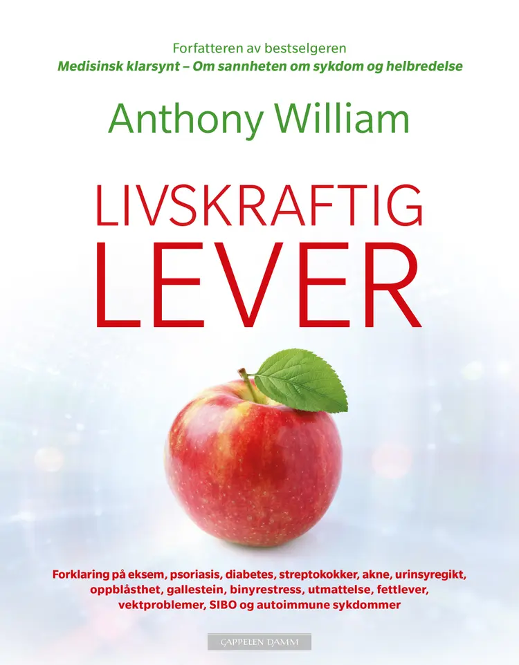 Omslag Livskraftig lever av Anthony William (Heftet)