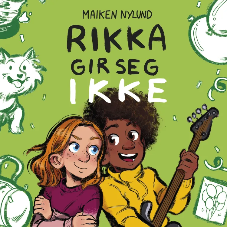 Omslag Rikka gir seg ikke av Maiken Nylund (Lydbok)
