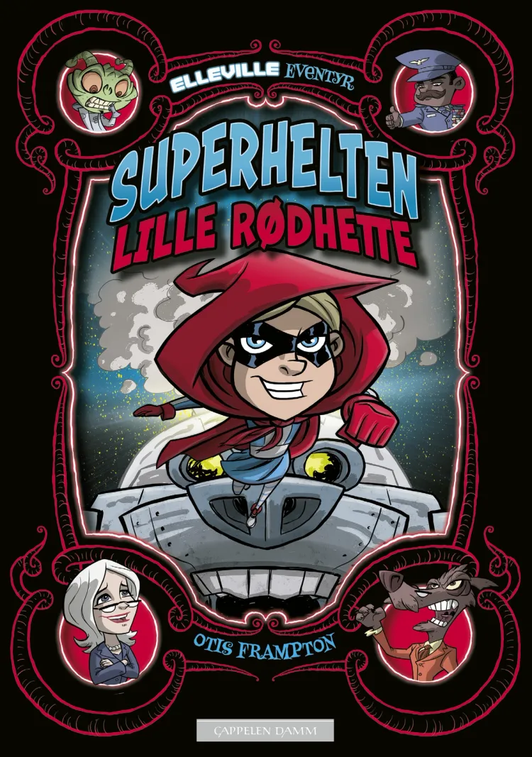 Omslag Elleville eventyr: Superhelten Lille Rødhette av Otis Frampton (Ebok)