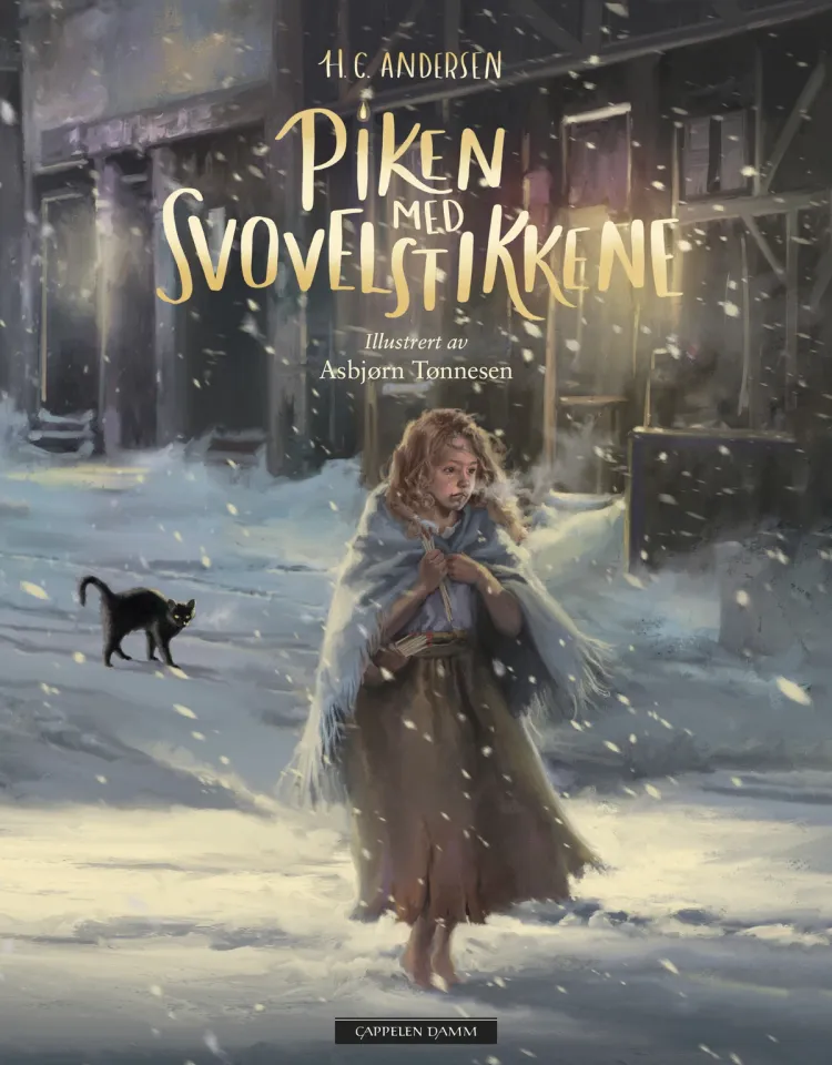 Omslag Piken med svovelstikkene av H.C. Andersen (Innbundet)