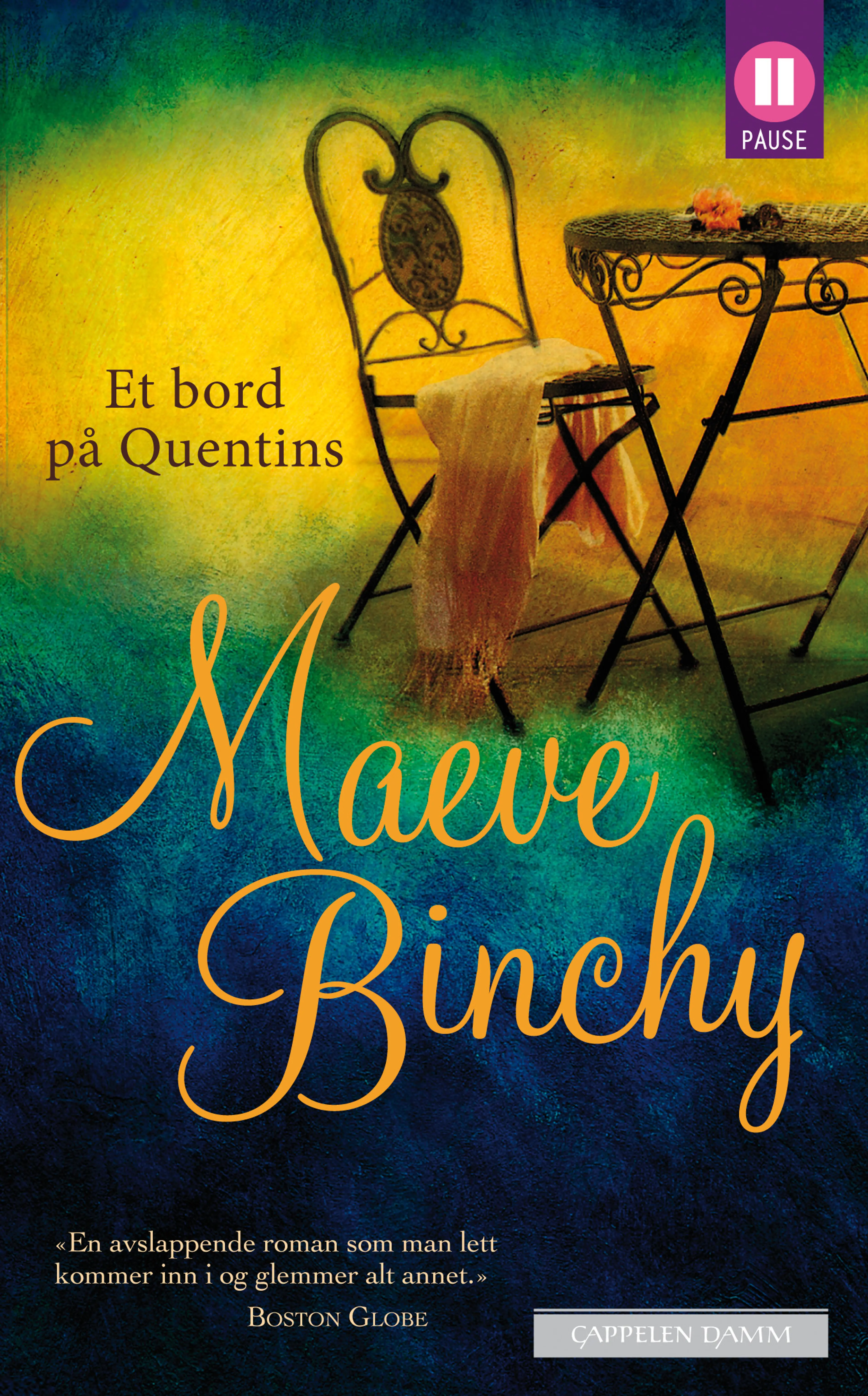 Omslag Et bord på Quentins av Maeve Binchy (Heftet)