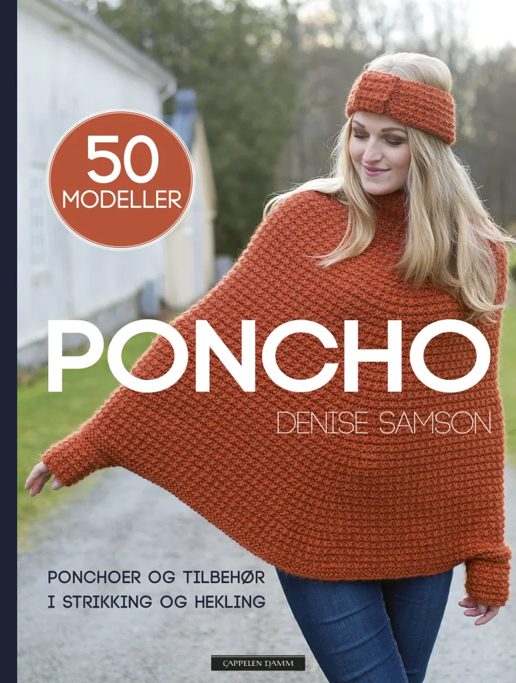 Omslag Poncho av Denise Samson (Innbundet)
