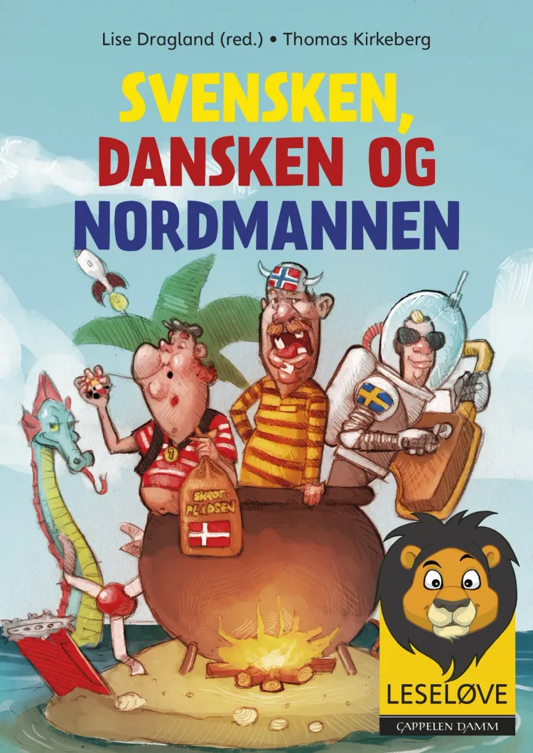 Omslag Leseløve - Svensken, dansken og nordmannen (Innbundet)