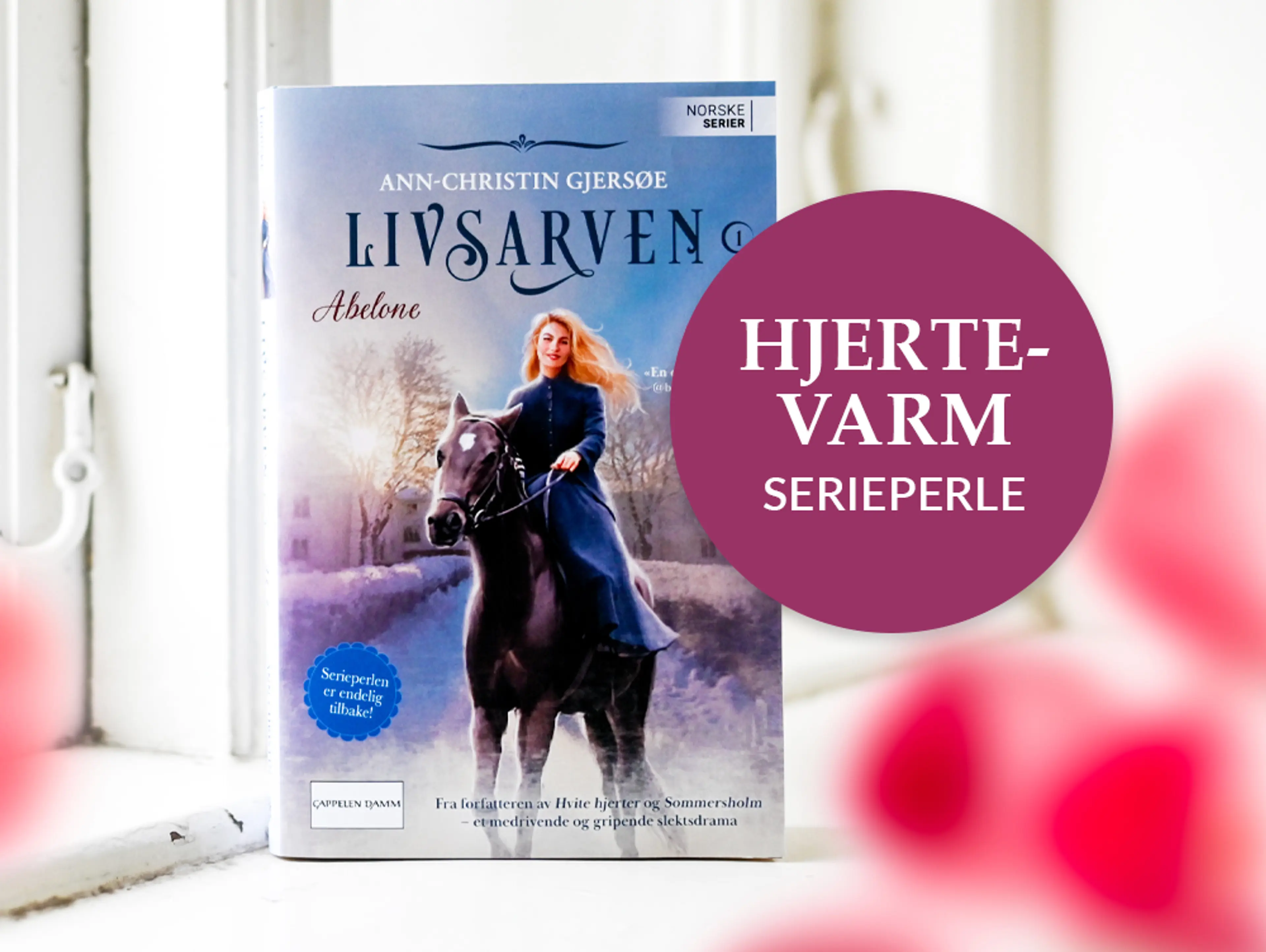 Foto av første bok i serien Livsarven