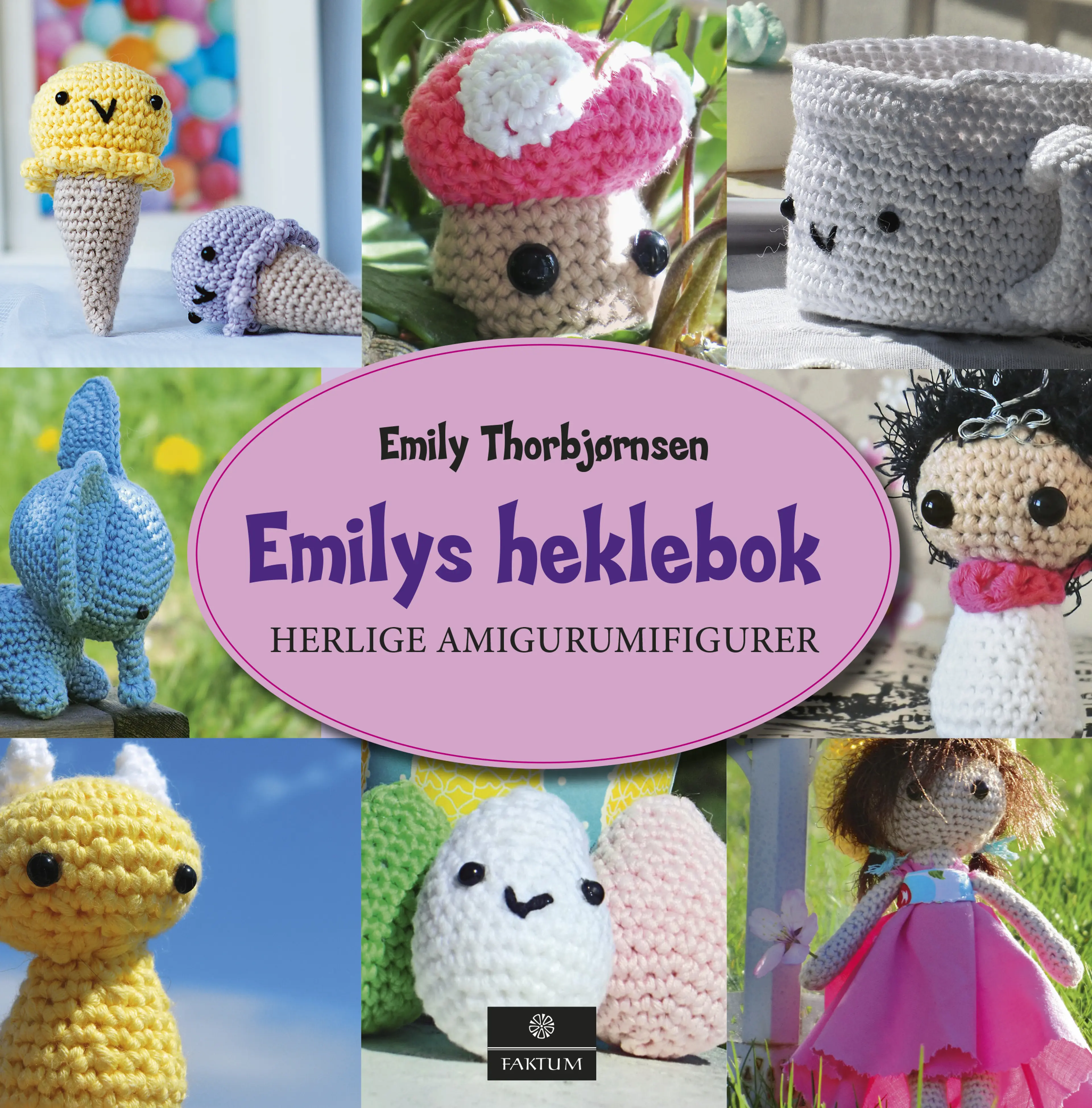 Omslag Emilys heklebok av Emily Thorbjørnsen (Innbundet)